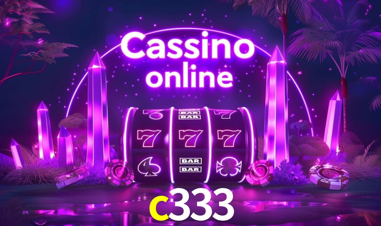Imagem promocional da c333 mostrando a plataforma e suas vantagens